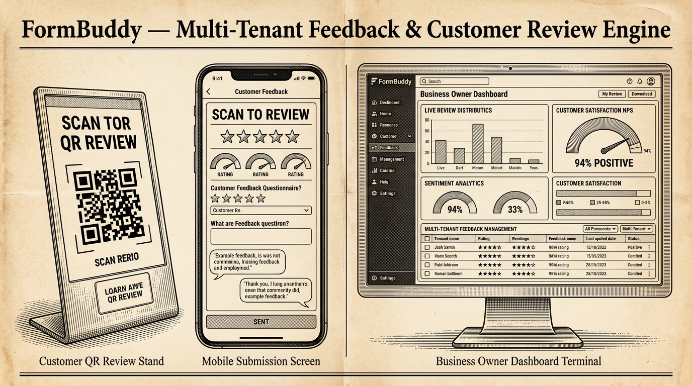 FormBuddy customer feedback sketch